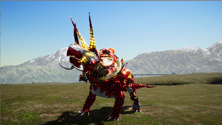 怪兽巢穴机械三角龙-植食防御型恐龙